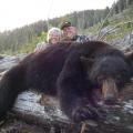 Henry and Bev with Bev's great bear